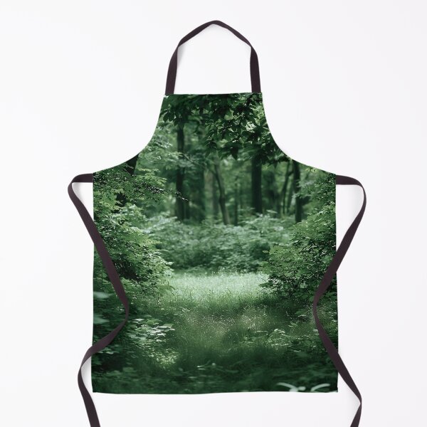 Item preview, Green Summer Forest Clearing Sunlit Woodland Path designed and sold by Nine Lives Studio.