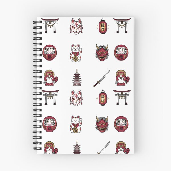 Item preview, Japanese Folklore Icons Kawaii Lucky Charms Culture Sticker Pack designed and sold by mood-draftsman.