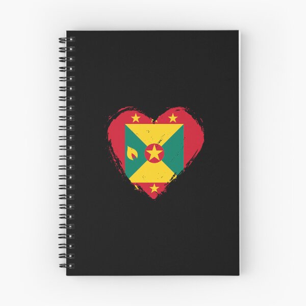 Item preview, Distressed Grenada Flag Heart GD designed and sold by shitpostee.