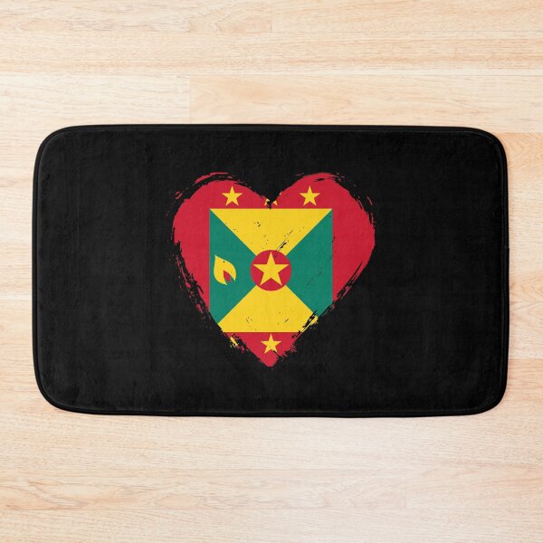 Item preview, Distressed Grenada Flag Heart GD designed and sold by shitpostee.