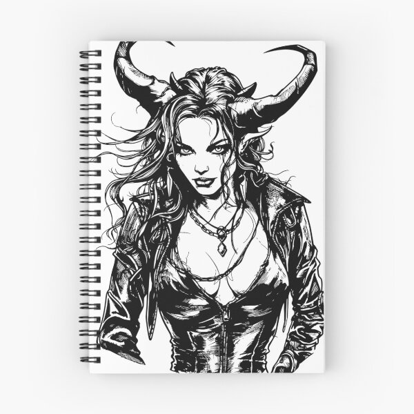 Item preview, Beautiful woman with horns. designed and sold by 4Magnify.