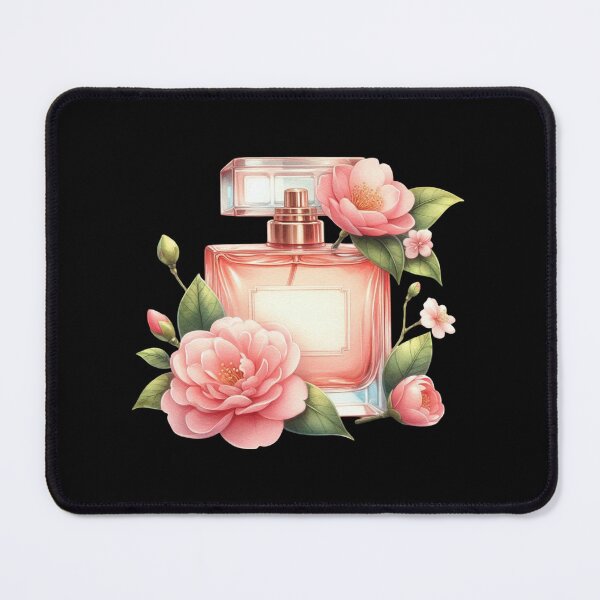 Item preview, Perfume Bottle with Blossoms designed and sold by virdeiz.