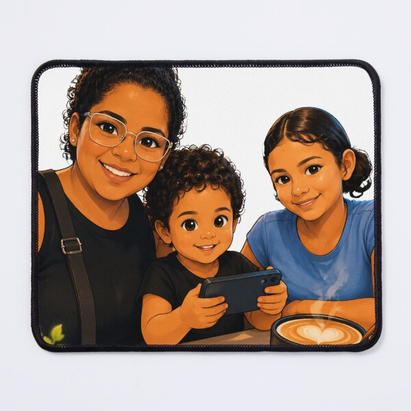 Item preview, Family Portrait Illustration  designed and sold by LC&LCPlatform.