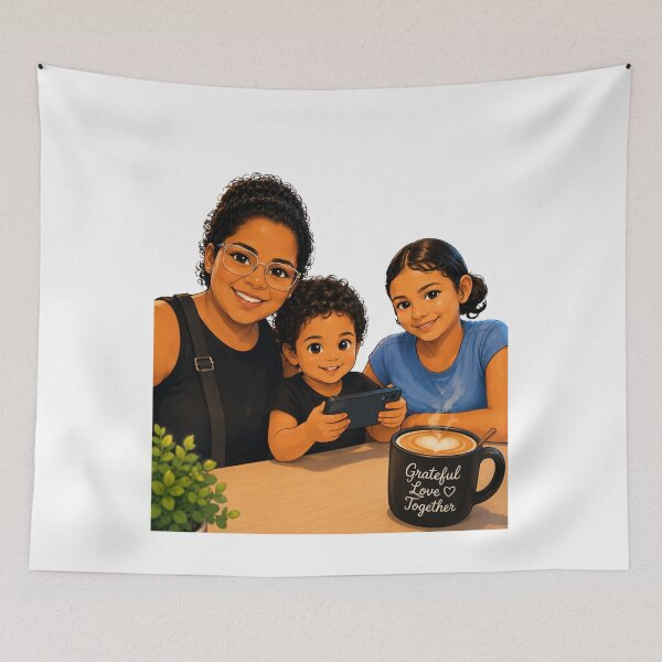 Item preview, Family Portrait Illustration  designed and sold by LC&LCPlatform.