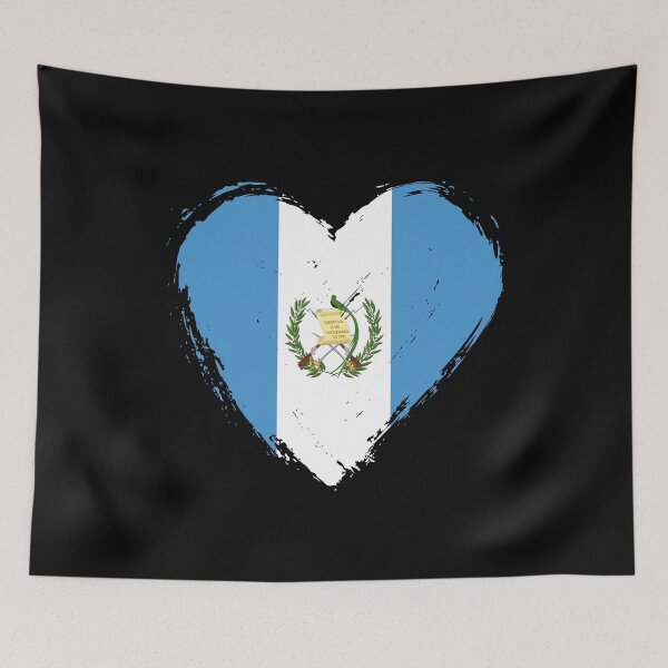 Item preview, Distressed Guatemala Flag Heart GT designed and sold by shitpostee.