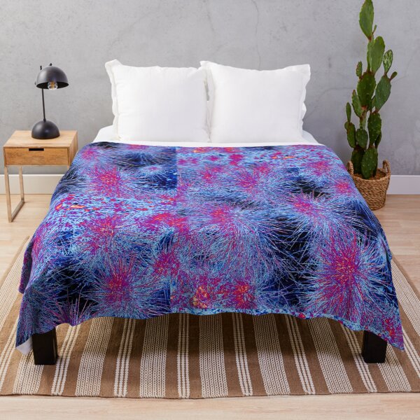 Item preview, Purple and Blue Neon Cactus Photograph designed and sold by meganlaub1.