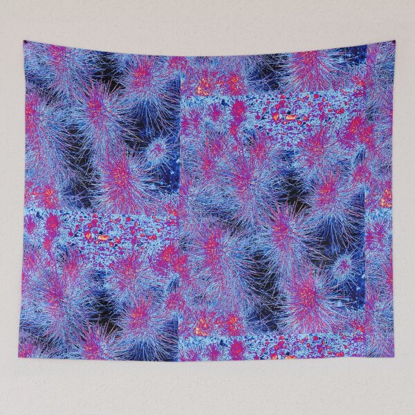 Item preview, Purple and Blue Neon Cactus Photograph designed and sold by meganlaub1.