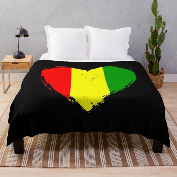 Item preview, Distressed Guinea Flag Heart GN designed and sold by shitpostee.