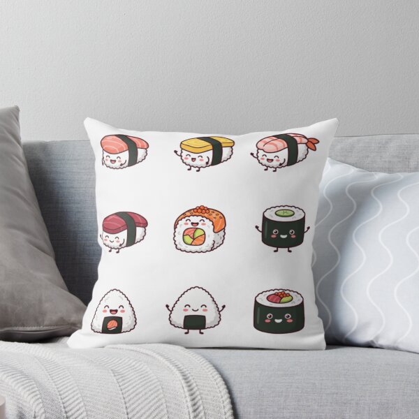 Item preview, Cute Kawaii Sushi Friends Japanese Food Chibi Sticker Pack designed and sold by mood-draftsman.