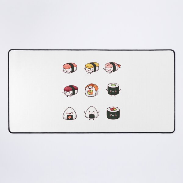 Item preview, Cute Kawaii Sushi Friends Japanese Food Chibi Sticker Pack designed and sold by mood-draftsman.