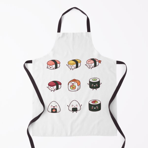 Item preview, Cute Kawaii Sushi Friends Japanese Food Chibi Sticker Pack designed and sold by mood-draftsman.