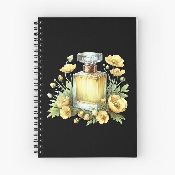 Item preview, Perfume Bottle with Yellow Flowers designed and sold by virdeiz.