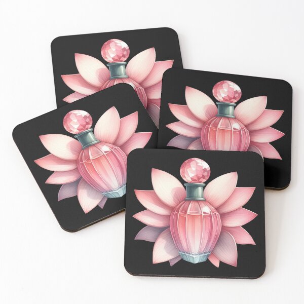 Item preview, Elegant Perfume Bottle with Petals designed and sold by virdeiz.