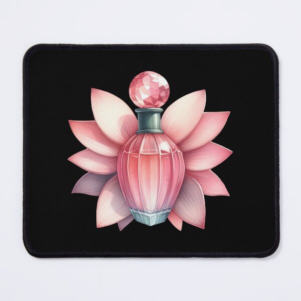Item preview, Elegant Perfume Bottle with Petals designed and sold by virdeiz.