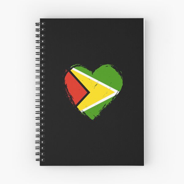 Item preview, Distressed Guyana Flag Heart GY designed and sold by shitpostee.