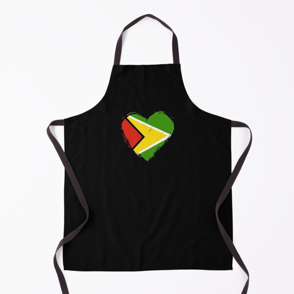 Item preview, Distressed Guyana Flag Heart GY designed and sold by shitpostee.