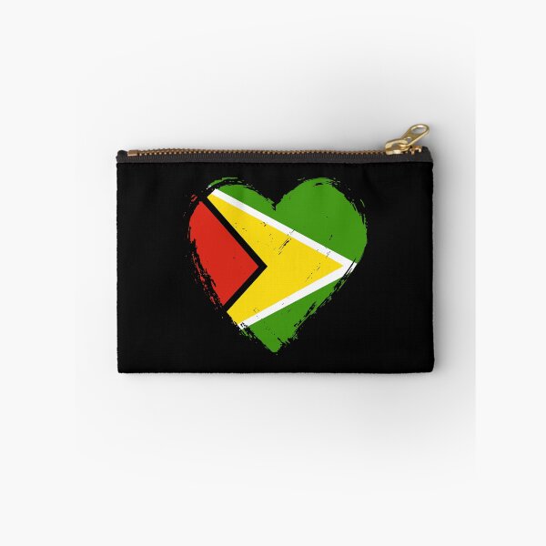 Item preview, Distressed Guyana Flag Heart GY designed and sold by shitpostee.