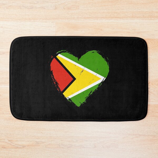 Item preview, Distressed Guyana Flag Heart GY designed and sold by shitpostee.
