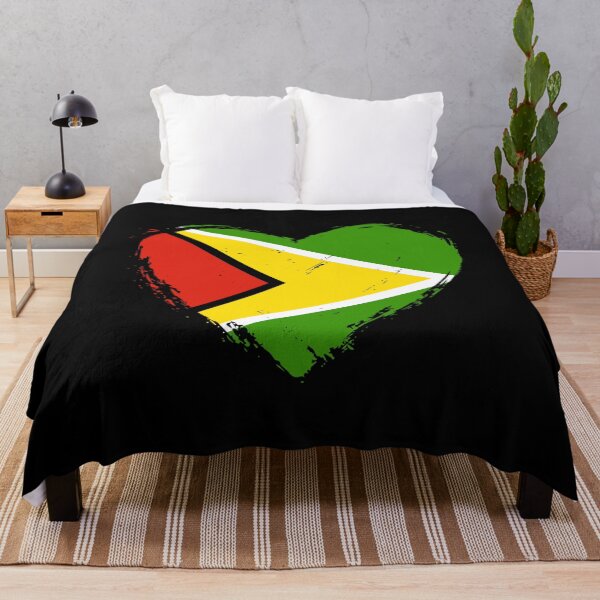 Item preview, Distressed Guyana Flag Heart GY designed and sold by shitpostee.