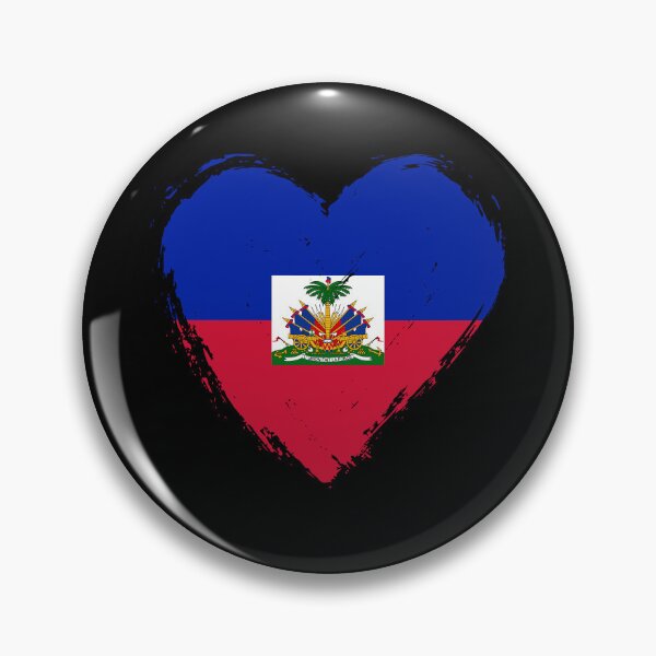 Item preview, Distressed Haiti Flag Heart HT designed and sold by shitpostee.