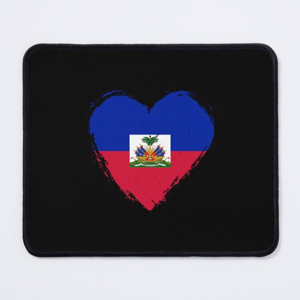Item preview, Distressed Haiti Flag Heart HT designed and sold by shitpostee.