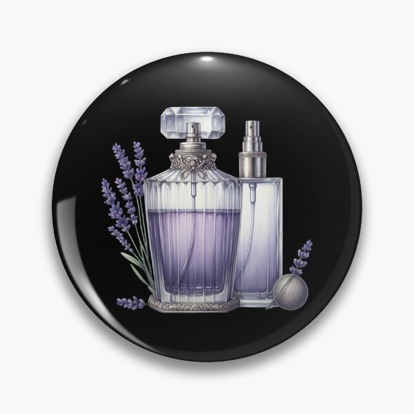 Item preview, Elegant Lavender Perfume Bottles designed and sold by virdeiz.