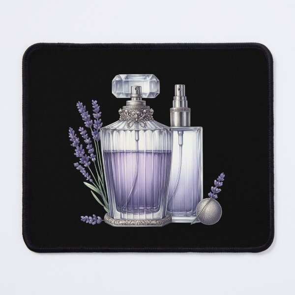 Item preview, Elegant Lavender Perfume Bottles designed and sold by virdeiz.