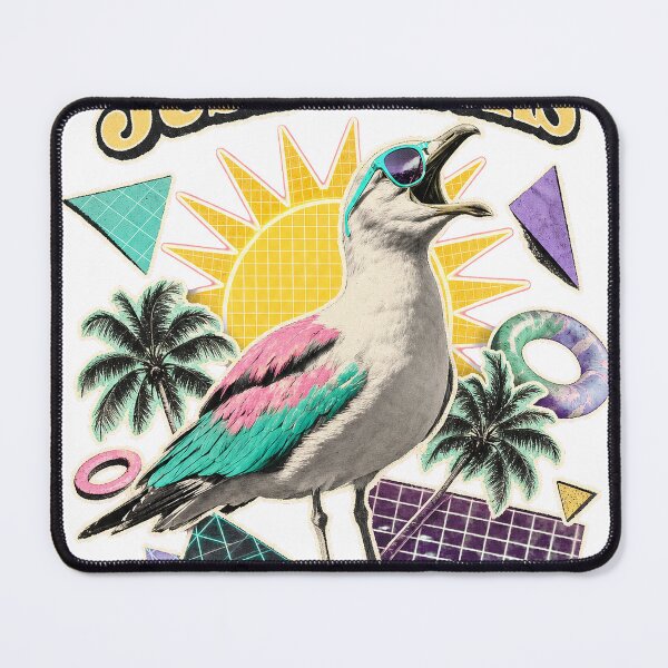 Item preview, No Regrets Just Snacks Retro Vaporwave Seagull T-Shirt Design designed and sold by KIDEnia.
