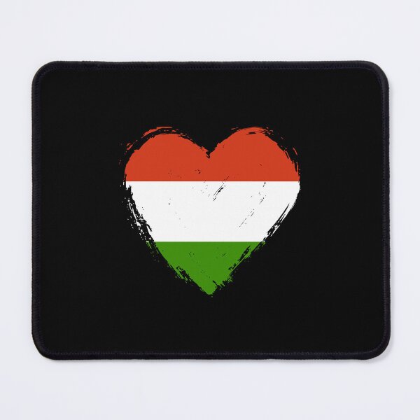 Item preview, Distressed Hungary Flag Heart HU designed and sold by shitpostee.