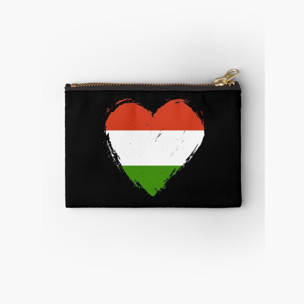 Item preview, Distressed Hungary Flag Heart HU designed and sold by shitpostee.