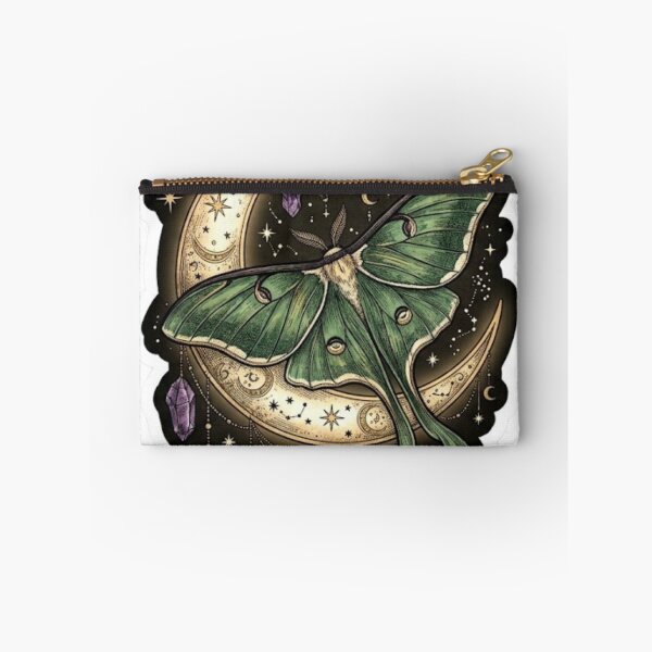 Item preview, Moon Moth and Crystals - Witchcore Aesthetic designed and sold by conamor-bymel.