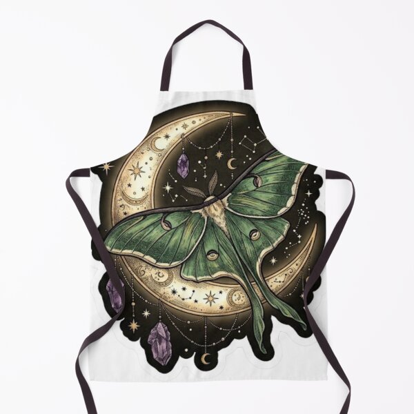 Item preview, Moon Moth and Crystals - Witchcore Aesthetic designed and sold by conamor-bymel.