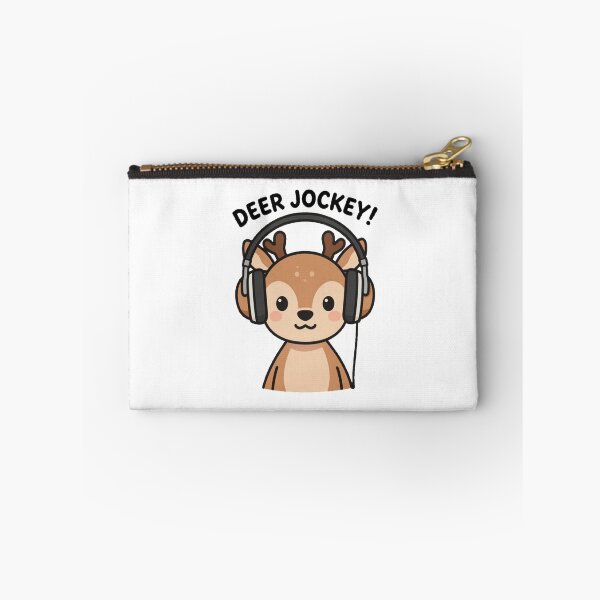 Item preview, Funny Cute Kawaii Cartoon Music DJ Style Deer with Earphones DEER JOCKEY! designed and sold by Giulivo Store Graphic.