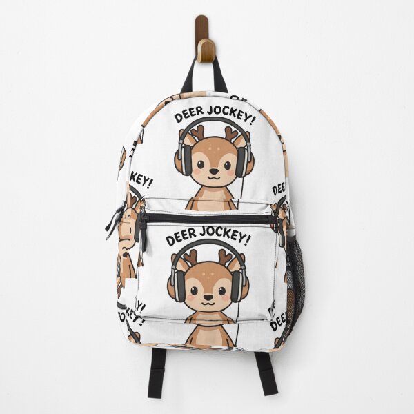 Item preview, Funny Cute Kawaii Cartoon Music DJ Style Deer with Earphones DEER JOCKEY! designed and sold by Giulivo Store Graphic.