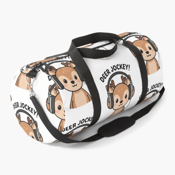 Item preview, Funny Cute Kawaii Cartoon Music DJ Style Deer with Earphones DEER JOCKEY! designed and sold by Giulivo Store Graphic.
