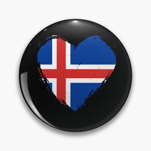 Item preview, Distressed Iceland Flag Heart IS designed and sold by shitpostee.