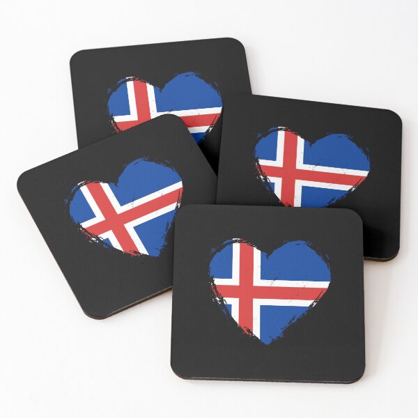 Item preview, Distressed Iceland Flag Heart IS designed and sold by shitpostee.
