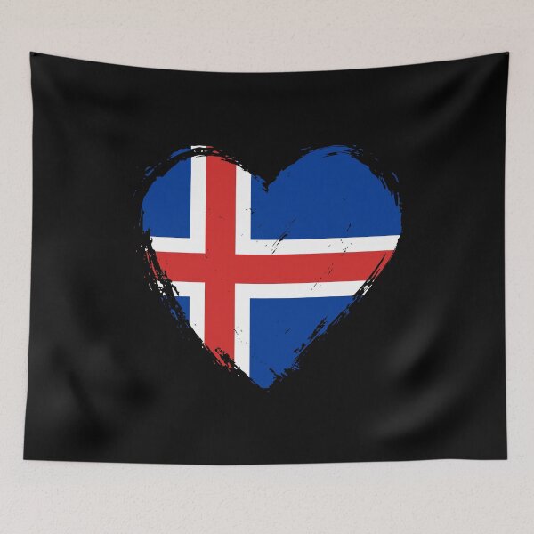 Item preview, Distressed Iceland Flag Heart IS designed and sold by shitpostee.