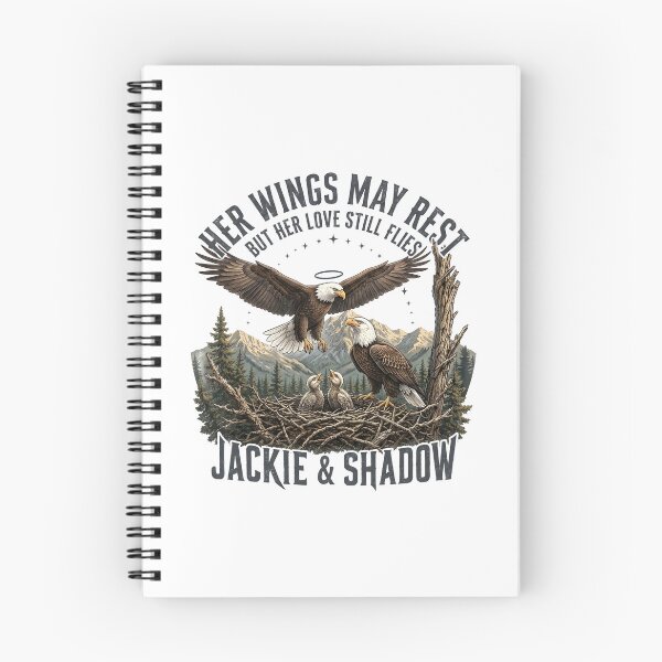 Item preview, Jackie Shadow Bald Eagle Family Memorial Tribute designed and sold by hemagamo.