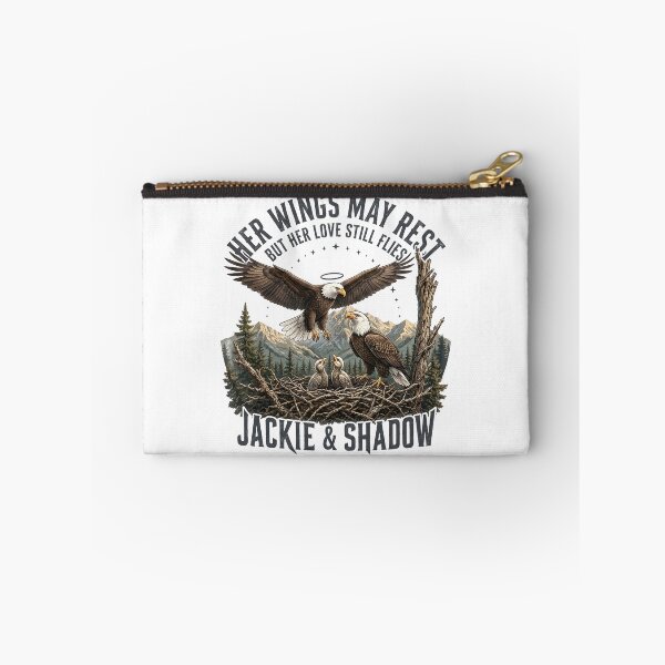 Item preview, Jackie Shadow Bald Eagle Family Memorial Tribute designed and sold by hemagamo.