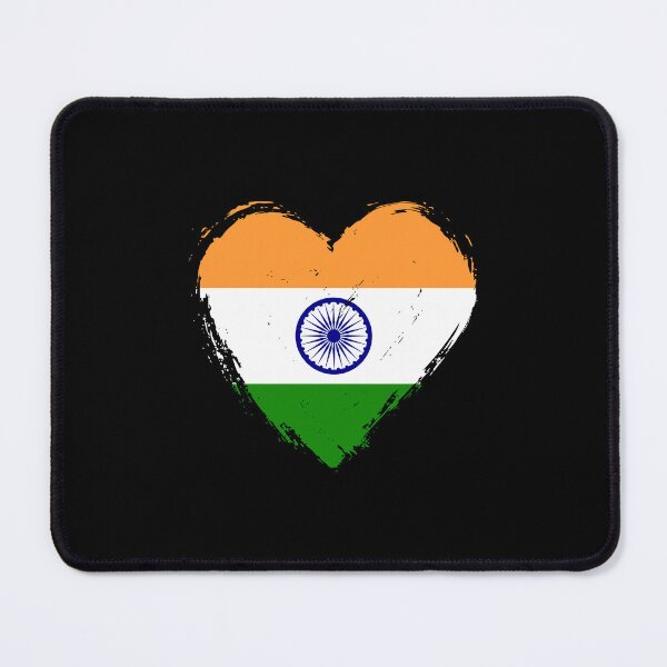 Item preview, Distressed India Flag Heart IN designed and sold by shitpostee.