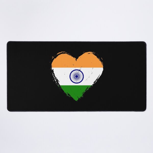 Item preview, Distressed India Flag Heart IN designed and sold by shitpostee.