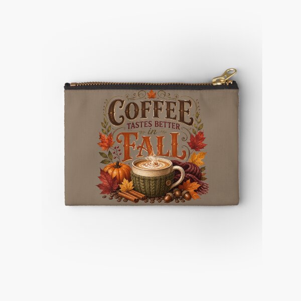 Item preview, Coffee Tastes Better in Fall – Cozy Autumn Coffee Lover Design designed and sold by astersgraphics.