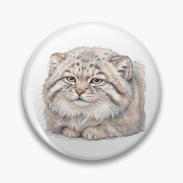 Item preview, Mentally Buffering Manul | Funny Pallas Cat (Manul) Loaf Design designed and sold by HelgaCraftery.