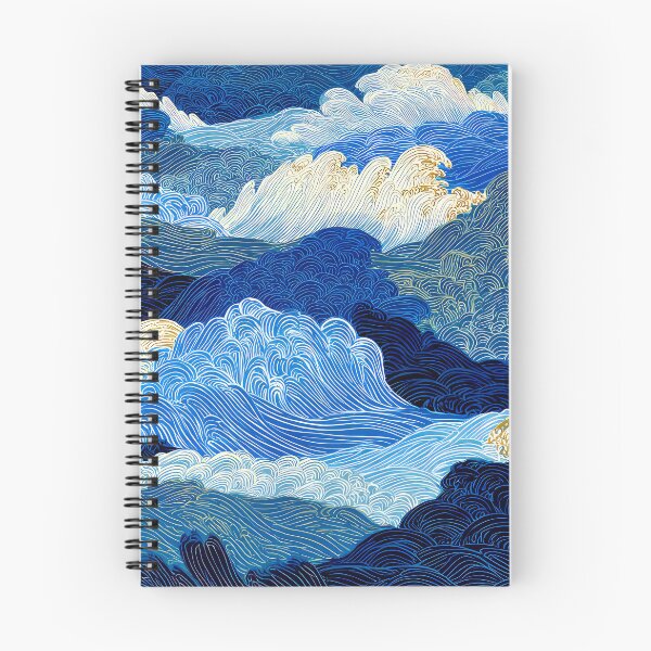 Item preview, Japanese Great Waves, Blue Ocean, And White Foam designed and sold by DEC02.