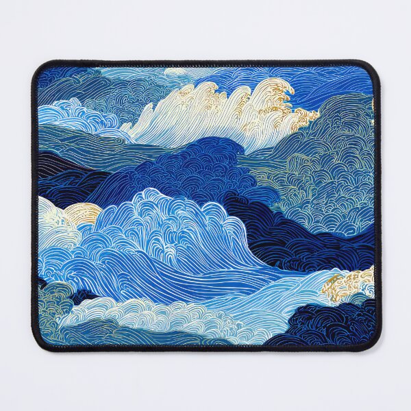 Item preview, Japanese Great Waves, Blue Ocean, And White Foam designed and sold by DEC02.