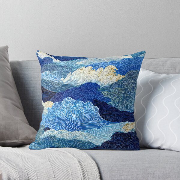 Item preview, Japanese Great Waves, Blue Ocean, And White Foam designed and sold by DEC02.