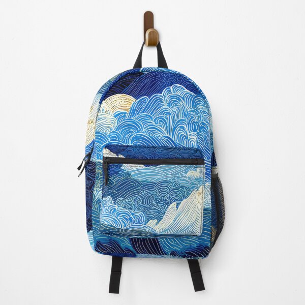 Item preview, Japanese Great Waves, Blue Ocean, And White Foam designed and sold by DEC02.