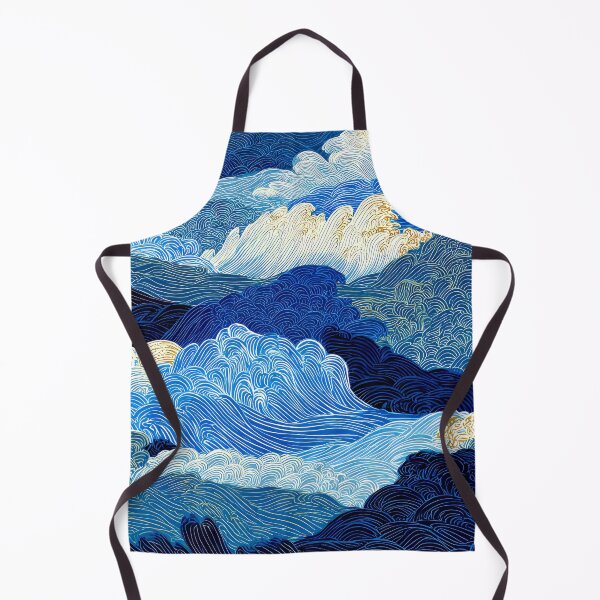 Item preview, Japanese Great Waves, Blue Ocean, And White Foam designed and sold by DEC02.