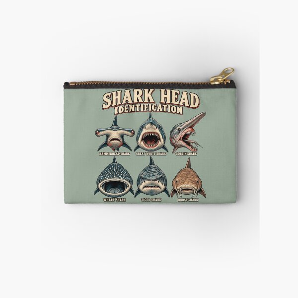 Item preview, Shark Head Identification for Marine Biology Fans designed and sold by POD DYNASTY | Original Print On Demand T-Shirt Graphics.